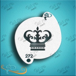 Diva Stencils Crown with points